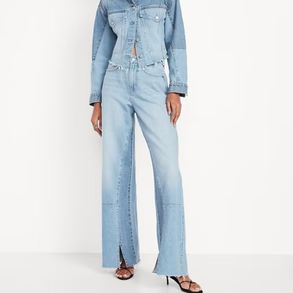 NWT old navy high waisted wide leg 22